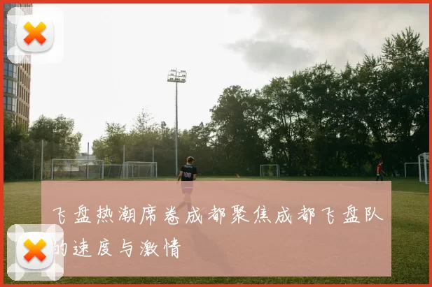 飞盘热潮席卷成都聚焦成都飞盘队的速度与激情