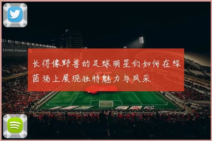 长得像野兽的足球明星们如何在绿茵场上展现独特魅力与风采